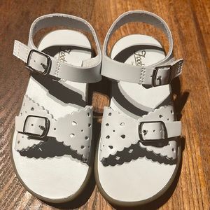 Footmates white sandals size 9 Toddler